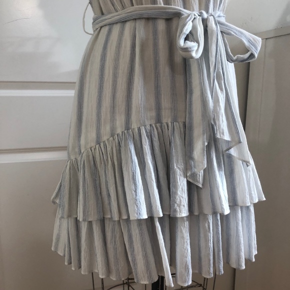 Rebecca Taylor Striped Cotton Dress - Picture 2 of 4